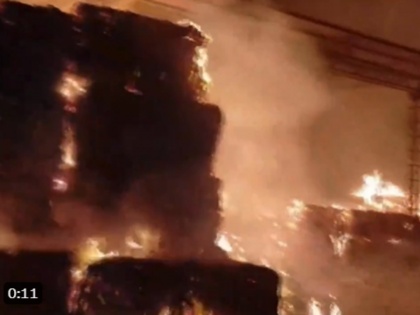 Uttarakhand Fire: Massive Blaze Erupts at Gangotri Paper Mill in Haridwar; Watch Video | Uttarakhand Fire: Massive Blaze Erupts at Gangotri Paper Mill in Haridwar; Watch Video