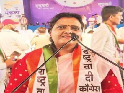 NCP leader Vandana Mohite arrested for assaulting police in Pune | NCP leader Vandana Mohite arrested for assaulting police in Pune NCP leader Vandana Mohite arrested for assaulting police in Pune | NCP leader Vandana Mohite arrested for assaulting police in Pune