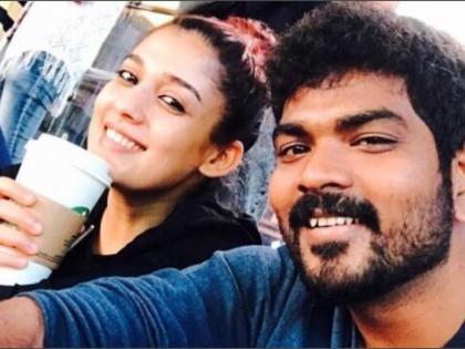 Nayanthara threatens to break a person's phone during her recent temple visit | Nayanthara threatens to break a person's phone during her recent temple visit
