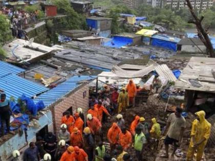 Mumbai Rains: 2 Killed, Two Injured in Vikhroli After Landslide Due to Heavy Rainfall; IMD Issues Red Alert for City | Mumbai Rains: 2 Killed, Two Injured in Vikhroli After Landslide Due to Heavy Rainfall; IMD Issues Red Alert for City