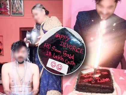 "Single Hu, Khush Hoon": Man Celebrates Divorce With Milk Bath and Cake, Internet Reacts (Watch Video) | "Single Hu, Khush Hoon": Man Celebrates Divorce With Milk Bath and Cake, Internet Reacts (Watch Video) "Single Hu, Khush Hoon": Man Celebrates Divorce With Milk Bath and Cake, Internet Reacts (Watch Video) | "Single Hu, Khush Hoon": Man Celebrates Divorce With Milk Bath and Cake, Internet Reacts (Watch Video)