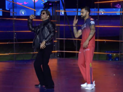 IPL 2025 Opening Ceremony: Virat Kohli, Shah Rukh Khan Dance to “Jhoome Jo Pathaan” at Eden Gardens, Crowd Goes Wild (Watch Video) | IPL 2025 Opening Ceremony: Virat Kohli, Shah Rukh Khan Dance to “Jhoome Jo Pathaan” at Eden Gardens, Crowd Goes Wild (Watch Video)