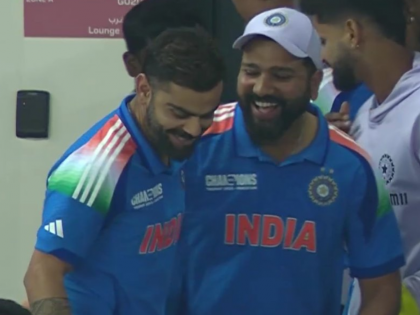 Virat Kohli, Rohit Sharma Share Heartwarming Hug As India Defeats Australia To Reach Champions Trophy 2025 Final; Video Goes Viral | Virat Kohli, Rohit Sharma Share Heartwarming Hug As India Defeats Australia To Reach Champions Trophy 2025 Final; Video Goes Viral