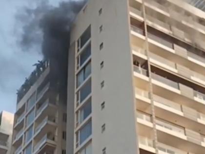 Visakhapatnam: Huge Fire Breaks Out in Radha Beach Residency on Beach Road | Visakhapatnam: Huge Fire Breaks Out in Radha Beach Residency on Beach Road Visakhapatnam: Huge Fire Breaks Out in Radha Beach Residency on Beach Road | Visakhapatnam: Huge Fire Breaks Out in Radha Beach Residency on Beach Road