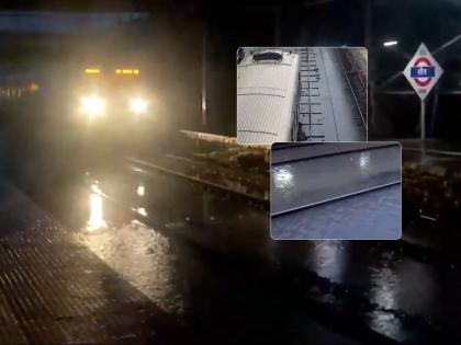 Mumbai Rains: Waterlogging Between Tracks on Central, Western and Harbour Lines Disrupts Local Train Services | Mumbai Rains: Waterlogging Between Tracks on Central, Western and Harbour Lines Disrupts Local Train Services