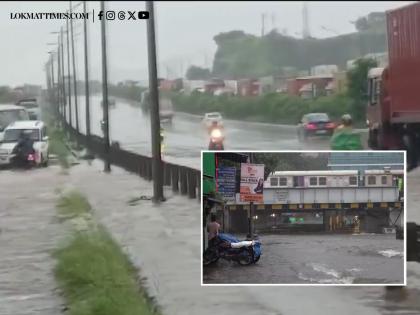 Mumbai Flooding: 500 mm Rainfall in Past 84 Hours; Waterlogging on Atal Setu Bridge in Panvel (Watch Videos) | Mumbai Flooding: 500 mm Rainfall in Past 84 Hours; Waterlogging on Atal Setu Bridge in Panvel (Watch Videos)
