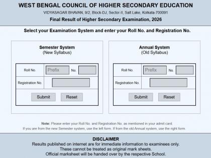 WBCHSE Result 226 Ou026 Out: West Bengal Class 12th Results Declared at result.wb.gov.in; Here's How to Check | WBCHSE Result 226 Ou026 Out: West Bengal Class 12th Results Declared at result.wb.gov.in; Here's How to Check WBCHSE Result 226 Ou026 Out: West Bengal Class 12th Results Declared at result.wb.gov.in; Here's How to Check | WBCHSE Result 226 Ou026 Out: West Bengal Class 12th Results Declared at result.wb.gov.in; Here's How to Check