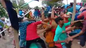 Viral Video! Wedding celebrations turns into battlefield | Viral Video! Wedding celebrations turns into battlefield