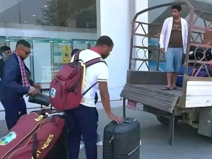 Watch: West Indies A Players Load Luggage Themselves on Small Pickup Truck Upon Arrival in Nepal for T20 Series | Watch: West Indies A Players Load Luggage Themselves on Small Pickup Truck Upon Arrival in Nepal for T20 Series