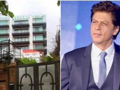 Shah Rukh Khan installs diamond-studded nameplate for Mannat, fans go crazy | Shah Rukh Khan installs diamond-studded nameplate for Mannat, fans go crazy