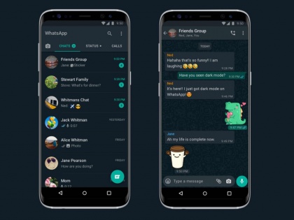 WhatsApp dark mode feature officially launched for iOS and Android | WhatsApp dark mode feature officially launched for iOS and Android