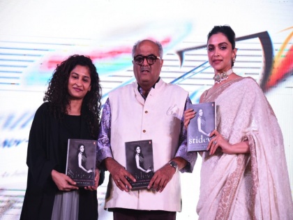 Sridevi's biography launched by Deepika Padukone and Boney Kapoor | Sridevi's biography launched by Deepika Padukone and Boney Kapoor
