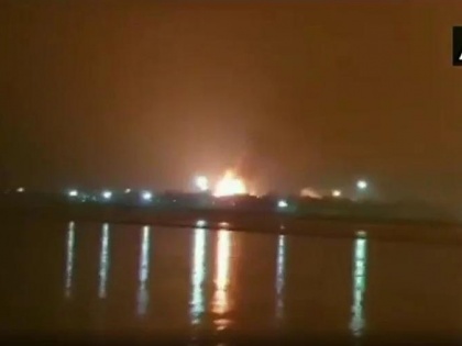 Surat: Fire breaks out at ONGC Hazira Plant, no casualty reported | Surat: Fire breaks out at ONGC Hazira Plant, no casualty reported