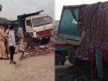 2 UP PAC personnel killed in road accident | 2 UP PAC personnel killed in road accident 2 UP PAC personnel killed in road accident | 2 UP PAC personnel killed in road accident