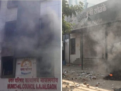 Here's why NCP MLA Prakash Solanke was torched by Maratha quota activists | Here's why NCP MLA Prakash Solanke was torched by Maratha quota activists