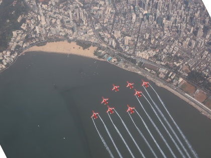 Limited Viewing Spots for Mumbai Air Show: Register Now or Head to Girgaum Chowpatty | Limited Viewing Spots for Mumbai Air Show: Register Now or Head to Girgaum Chowpatty