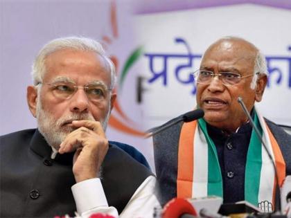 Congress Chief Mallikarjun Kharge Slams Modi Govt for Curbing Farmers Voice | Congress Chief Mallikarjun Kharge Slams Modi Govt for Curbing Farmers Voice