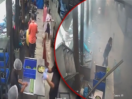 Rameshwaram Cafe Blast Video: CCTV Captures Exact Moment of Explosion Which Injured 9 People in Bengaluru | Rameshwaram Cafe Blast Video: CCTV Captures Exact Moment of Explosion Which Injured 9 People in Bengaluru