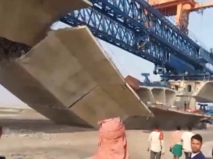 Bihar Bridge Collapse: One Killed, Several Feared Trapped As Part of Under-Construction Bridge Collapses in Supaul (Watch Video) | Bihar Bridge Collapse: One Killed, Several Feared Trapped As Part of Under-Construction Bridge Collapses in Supaul (Watch Video)