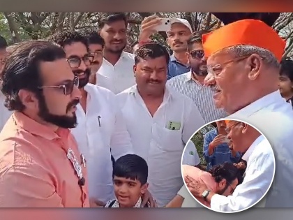 Political Rivals Amol Kolhe and Shivaji Adhalrao Patil Come Face to Face at Shivneri (Watch Video) | Political Rivals Amol Kolhe and Shivaji Adhalrao Patil Come Face to Face at Shivneri (Watch Video)