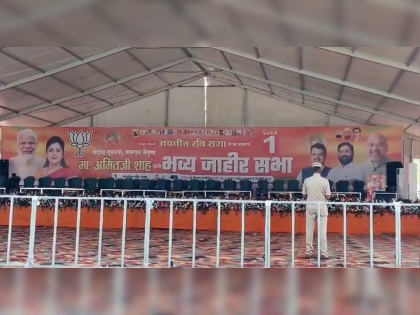 Lok Sabha Election 2024: Ajit Pawar's Picture Missing from Mahayuti's Amravati Rally Stage, Angry NCP Warns Rana | Lok Sabha Election 2024: Ajit Pawar's Picture Missing from Mahayuti's Amravati Rally Stage, Angry NCP Warns Rana