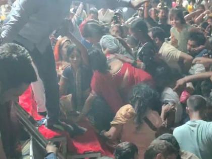 Thane: Stampede-Like Situation Occurred At Bageshwar Baba Dhirendra Shastri’s Katha in Bhiwandi (Watch Video)