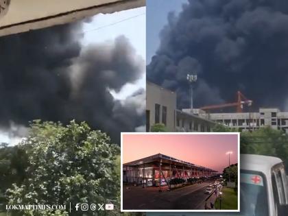 Gujarat Plane Crash: Flight Operations at Ahmedabad Airport Temporarily Suspended After Air India Flight Carrying 242 People Crashes | Gujarat Plane Crash: Flight Operations at Ahmedabad Airport Temporarily Suspended After Air India Flight Carrying 242 People Crashes Gujarat Plane Crash: Flight Operations at Ahmedabad Airport Temporarily Suspended After Air India Flight Carrying 242 People Crashes | Gujarat Plane Crash: Flight Operations at Ahmedabad Airport Temporarily Suspended After Air India Flight Carrying 242 People Crashes