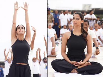 Meenaakshi Chaudhary Celebrates Yoga Day with a Message of Balance | Meenaakshi Chaudhary Celebrates Yoga Day with a Message of Balance Meenaakshi Chaudhary Celebrates Yoga Day with a Message of Balance | Meenaakshi Chaudhary Celebrates Yoga Day with a Message of Balance
