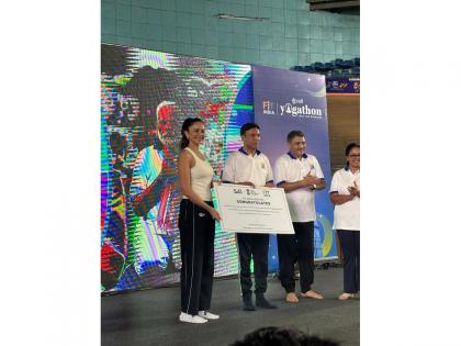 Rakul Preet Singh & Jackky Bhagnani Honoured as ‘Fit India Couple’ by Union Minister at National Yogathon | Rakul Preet Singh & Jackky Bhagnani Honoured as ‘Fit India Couple’ by Union Minister at National Yogathon