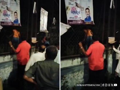 Pune: Police Constables Rescue Woman Who Jumped Into Canal After Family Dispute (Watch Video) | Pune: Police Constables Rescue Woman Who Jumped Into Canal After Family Dispute (Watch Video)