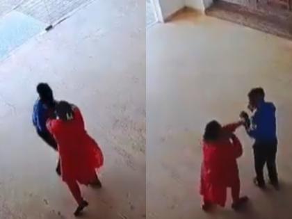 Greater Noida: Woman Beating Security Guard in Society Premises Caught on Camera (Watch Video) | Greater Noida: Woman Beating Security Guard in Society Premises Caught on Camera (Watch Video) Greater Noida: Woman Beating Security Guard in Society Premises Caught on Camera (Watch Video) | Greater Noida: Woman Beating Security Guard in Society Premises Caught on Camera (Watch Video)