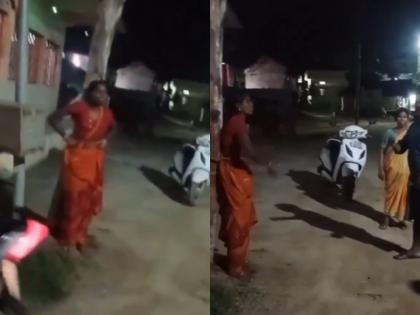 Telangana Shocker: Woman Accused of Performing Witchcraft Tied to Tree by Neighbour in Nizamabad (Watch Video) | Telangana Shocker: Woman Accused of Performing Witchcraft Tied to Tree by Neighbour in Nizamabad (Watch Video)