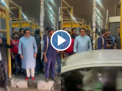 Raj Thackeray lashes out at toll booth officials in Khalapur | Raj Thackeray lashes out at toll booth officials in Khalapur