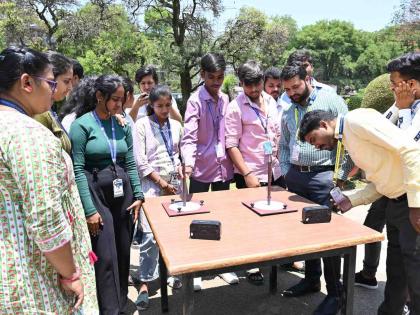 Zero Shadow Day Celebrated Under the Blazing Sun at IIA Bengaluru | Zero Shadow Day Celebrated Under the Blazing Sun at IIA Bengaluru