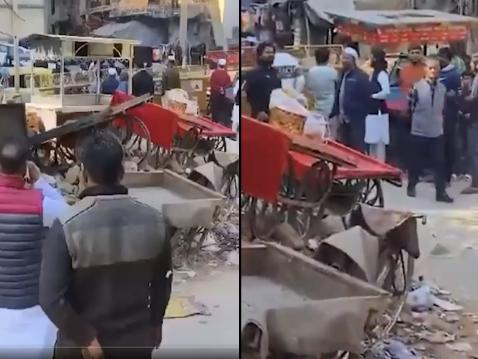 Delhi Assembly Election 2025: AAP Accuses Delhi Police of Blocking Voters With Barricades in Kalkaji Constituency (Watch Video) Delhi Assembly Election 2025: AAP Accuses Delhi Police of Blocking Voters With Barricades in Kalkaji Constituency (Watch Video)