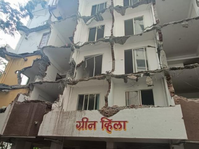 PMC Bulldozes 500 Unapproved Flats, Leaving Several Homeless - Www ...