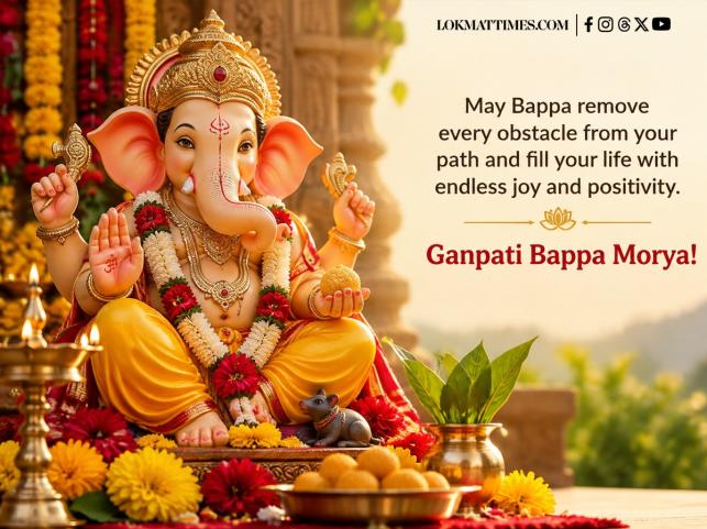 Ganesh Chaturthi 2026 Wishes Messages WhatsApp Status Images And 