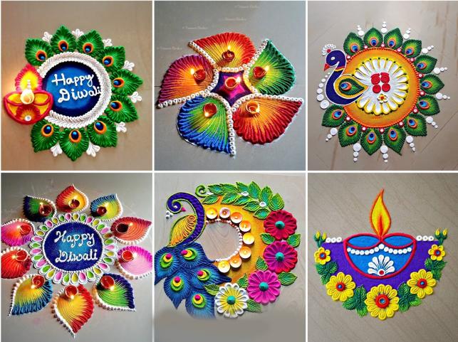 New Rangoli Designs for Diwali 2024 Easy Simple and Beautiful