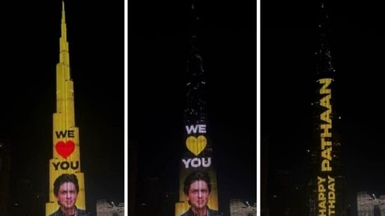 Burj Khalifa Lights Up For Superstar Shah Rukh Khan's Birthday | Www ...