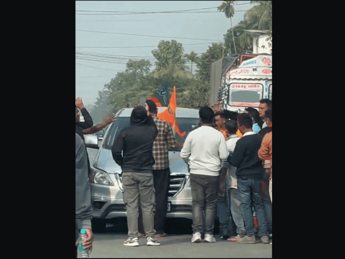 Bjp Workers Attacked Congress Leader Jairam Rameshs Vehicle In Assam During Bharat Jodo Nyay