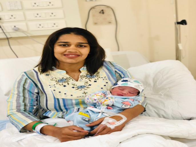 After Virat Kohli Babita Phogat Also Announces The Birth Of Her Baby Boy Shares Photos English Lokmat Com