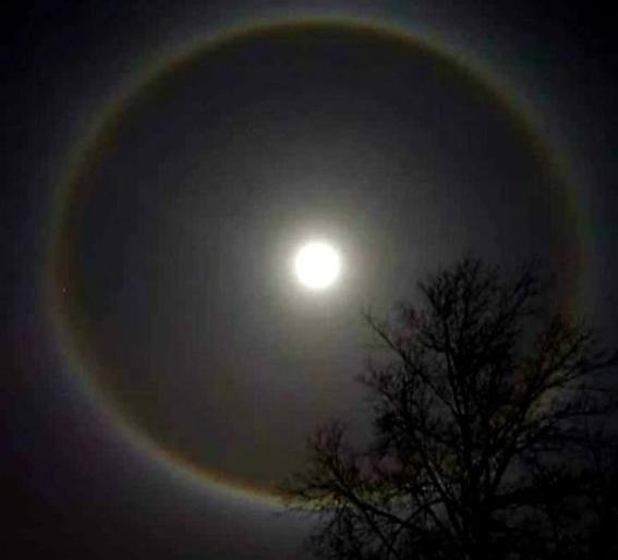 Nagpur Witnesses Rare 22 Degree Circular Moon Halo Www Lokmattimes Com