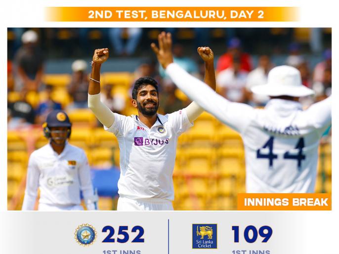 India Vs Sri Lanka Live Score, 2nd Test: Bumrah Bags Five-for, As India ...