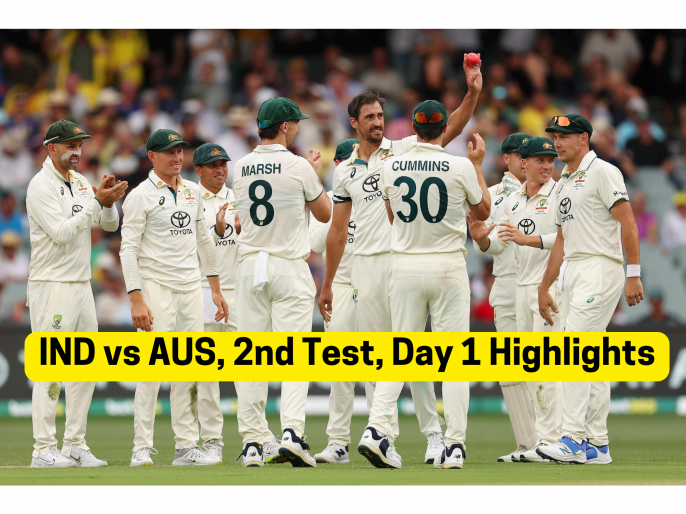 IND vs AUS, 2nd Test, Day 1 Highlights Mitchell Starc's Magical