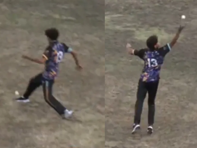 Watch: Kursad Dalyan Uses Foot to Take Unbelievable Catch in European Cricket Championship, Video Goes Viral