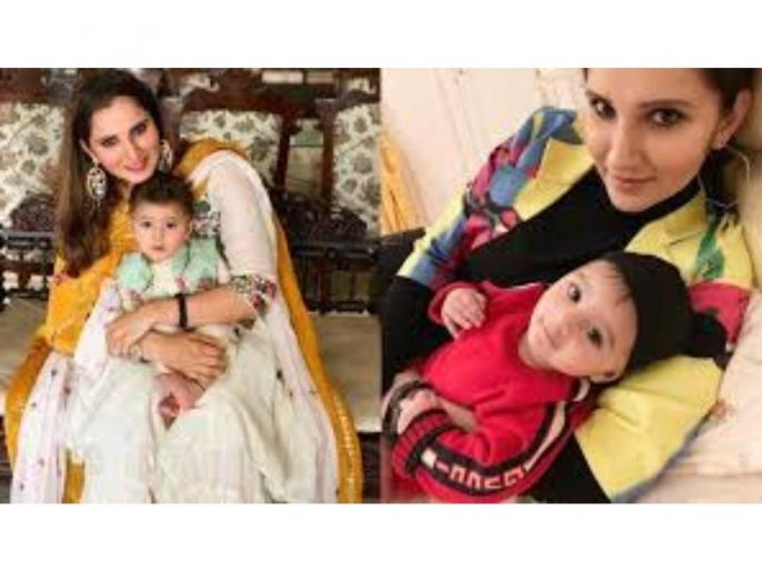 Watch Video! Sania Mirza teaches son to sanitize hands ...