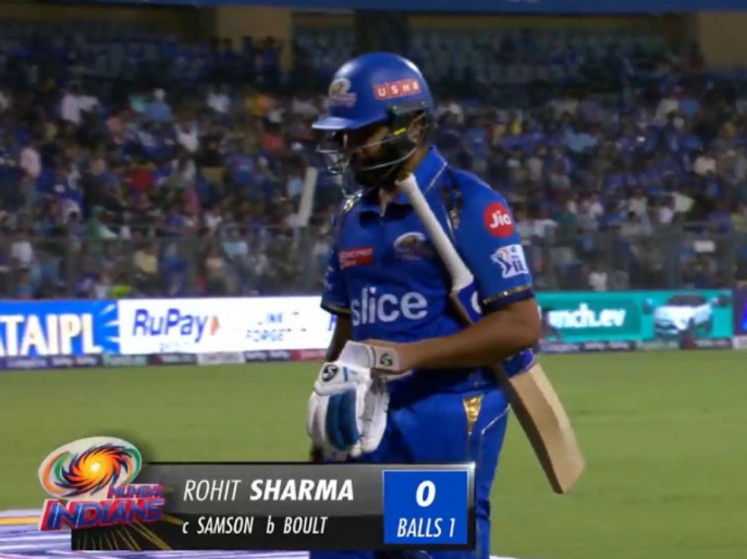 Ipl Rohit Sharma Equals Dinesh Karthik S Unwanted Record After Golden Duck In Mi Vs Rr