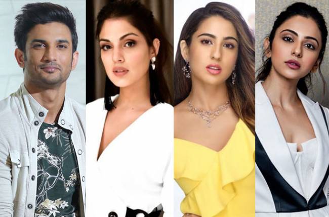 Rhea claims Sara Ali Khan and Rakul Preet Singh consumed drugs with Sushant | english.lokmat.com