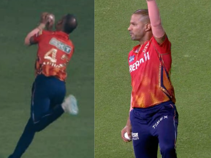 IPL 2024: Shikhar Dhawan Takes Stunning Catch to Dismiss Travis Head in ...