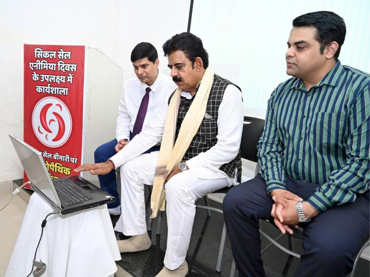 Shankar Lalwani, Member of Parliament, Launches site on Sickle Cell